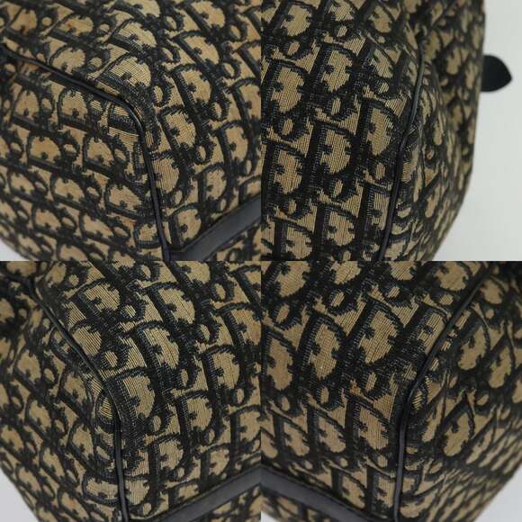 DIOR Trotter Canvas Boston Bag Navy Silver - Picture 10 of 12